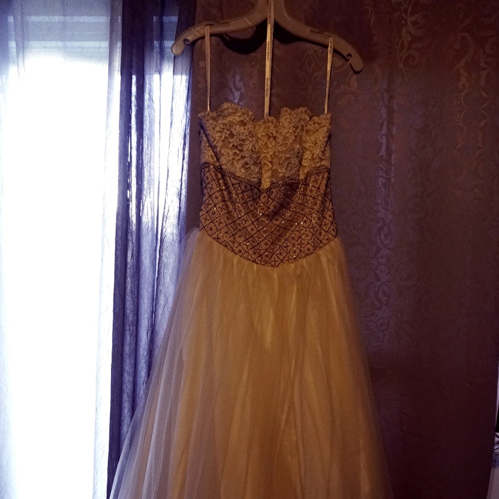 Princess Style Beaded Wedding Dress